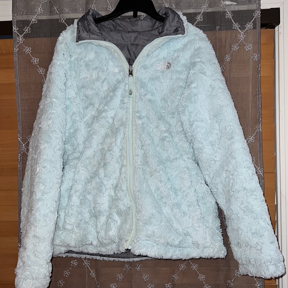 THE NORTH FACE MOSSBUD SWIRL REVERSIBLE INSULATED JACKET GIRLS' - Picture 3 of 6